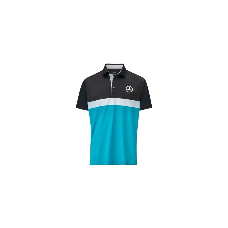 Polo golf homme, Colorblock pur