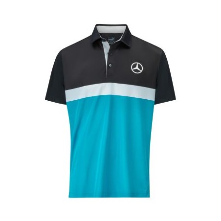Polo golf homme, Colorblock pur