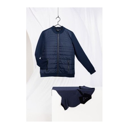Gilet hybride homme