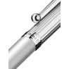 Stylo-bille argenté, Métal
