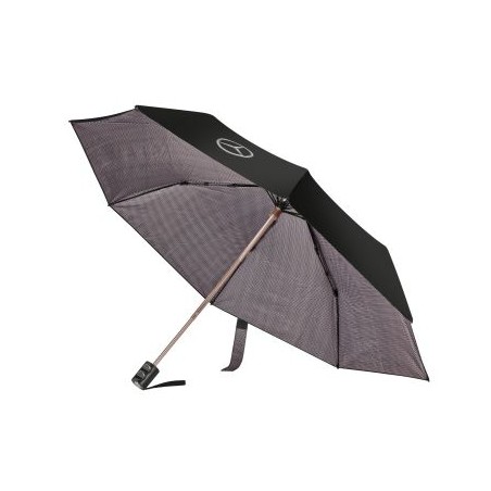 Parapluie de poche noir / vermeil, Polyester