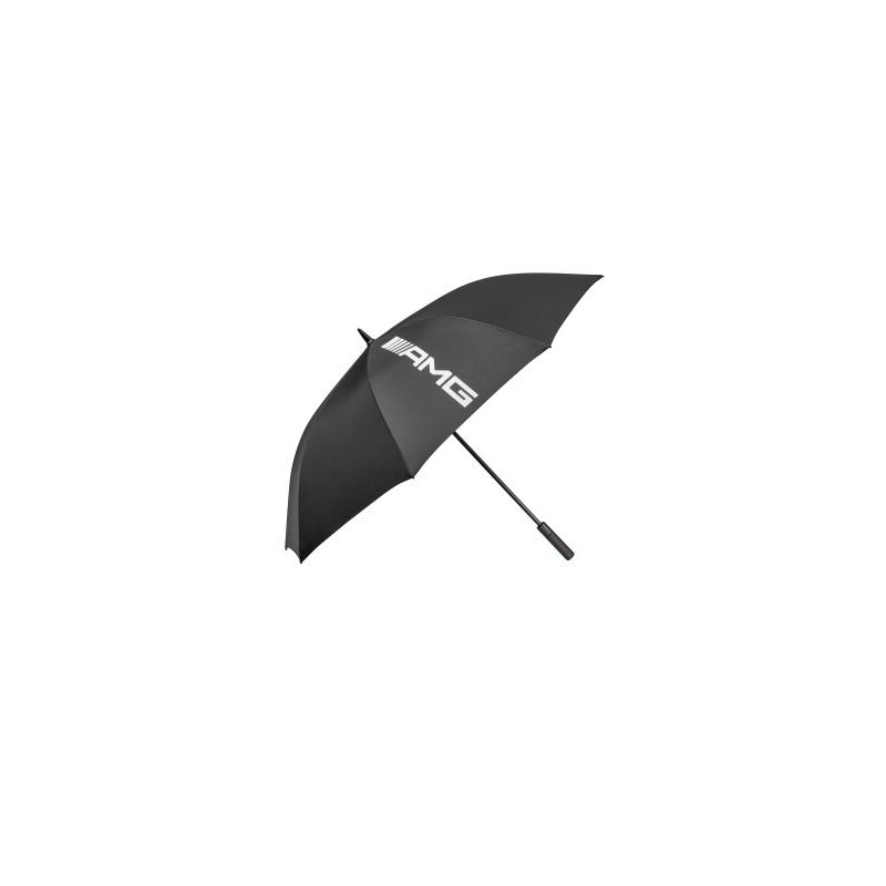 Grand parapluie AMG noir, Polyester