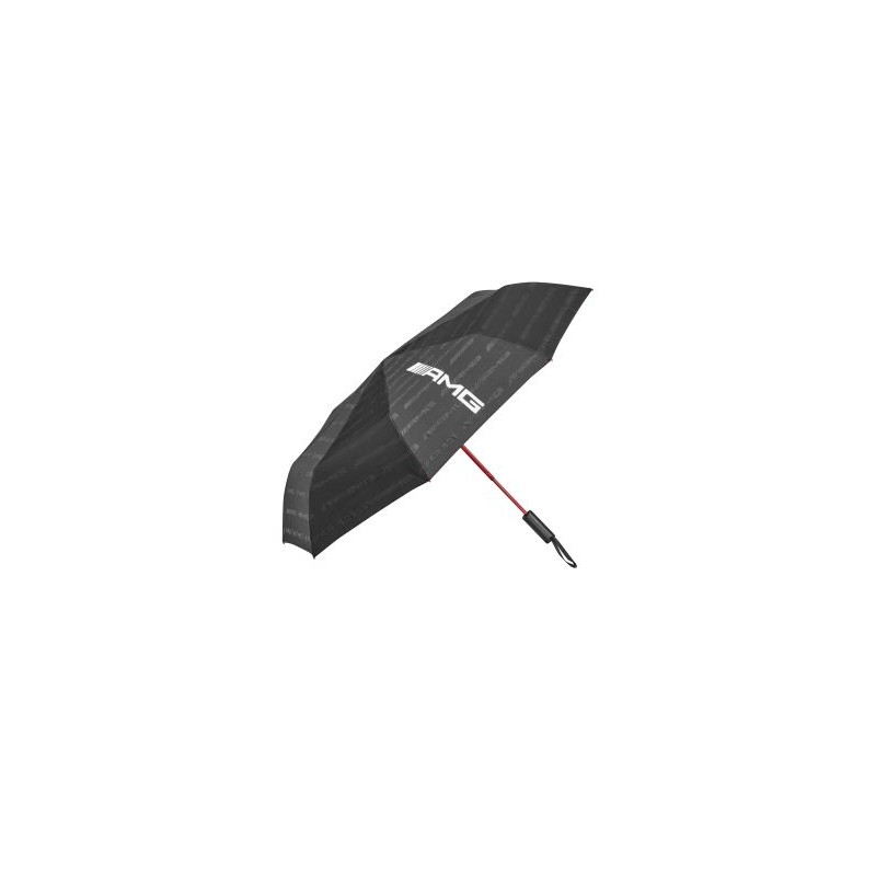 Parapluie de poche AMG noir, Polyester