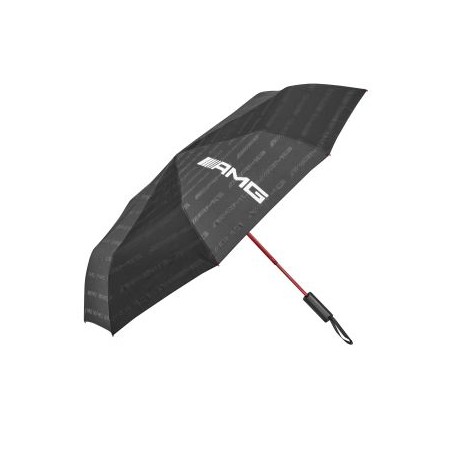 Parapluie de poche AMG noir, Polyester