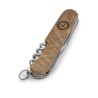 Couteaux de poche, Bois spartiate marron, Acier inoxydable / Bois de noyer, Victorinox