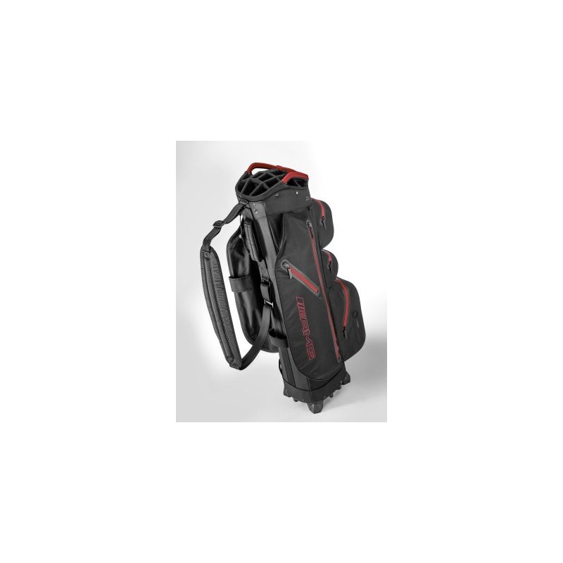Sac pour chariot de golf AMG noir / rouge, Polyamide