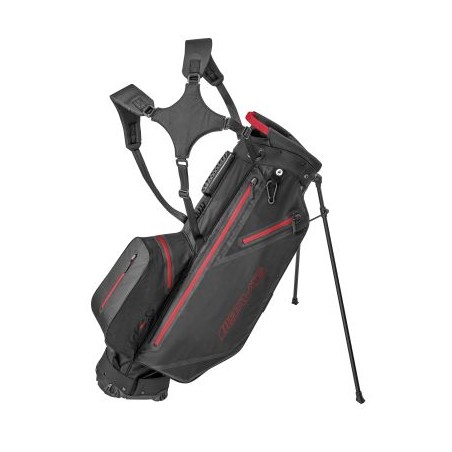 Sac de golf à béquille AMG Coloris noir / rouge, Polyamide