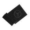 Serviette de douche et de plage noir, Coton, Mercedes-Benz