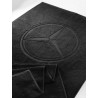Serviette de douche et de plage noir, Coton, Mercedes-Benz