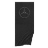 Serviette de douche et de plage noir, Coton, Mercedes-Benz