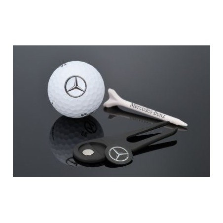 Coffret cadeau golf, petit noir, Polyester