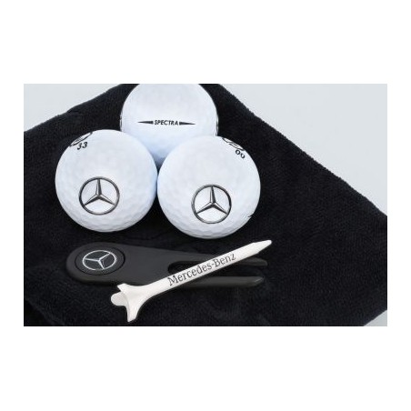 Coffret cadeau golf, grand noir, Polyester