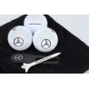 Coffret cadeau golf, grand noir, Polyester