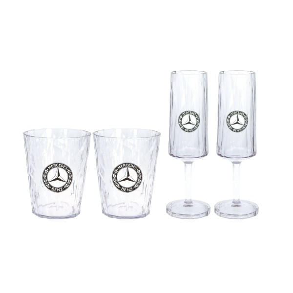 Lot de verres Superglas,...
